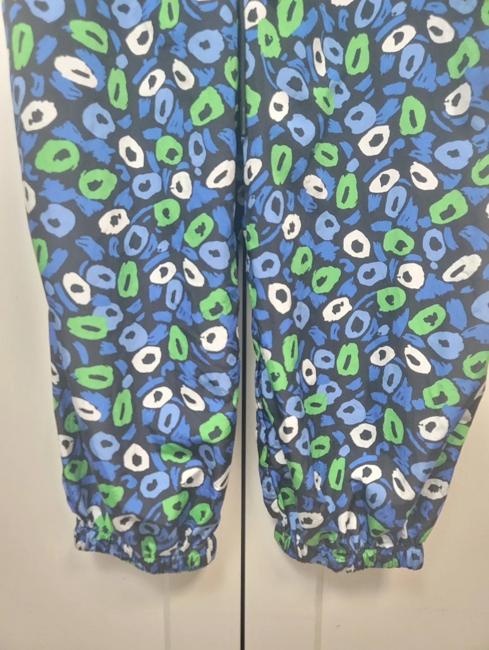 DVF x Target Nylon Jazz Dot Jumpsuit | Blue Green Sporty Chic XXL - Picture 2 of 8